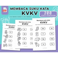 [ PDF | SOFTCOPY ] MEMBACA SUKU KATA KVKV LATIHAN TADIKA PRASEKOLAH PEMULIHAN