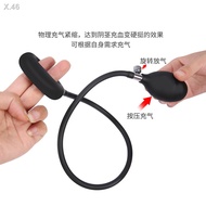 Inflatable expansion lock ring liquid silicone penis ring root erection couple intercourse delay anti-ejaculation egg bo