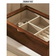 【好康推薦】Zara Home 復古珠寶項鏈戒指首飾盒木質收納盒大容量 47161452700
