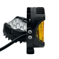 Work Light Waterproof Modified Tricycle Forklift Car Light 9 Motorcycle Lamp Bead External Light Cro