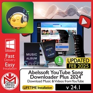Abelssoft YouTube Song Downloader Plus 2024 v24.1 - Download Music & Videos from YouTube | Windows -