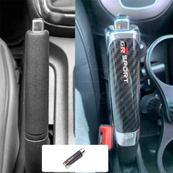 [Ready Stock] GR Sport Logo Car Hand Brake Cover Carbon Fiber Style Car Handbrake Sleeve Decor Prote