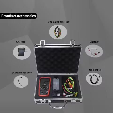 AC Motor Transformer Double Clamp Meter Digital Phase Voltammeter Volt-Ampere Meter Phase Sequence T