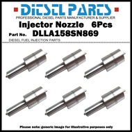 Diesel Fuel Injector Nozzle Tips NP-DLLA158SN869 DLLA158SN869 for ISUZU 4BD1 6BG1 6BD1 4B1G 6B1G