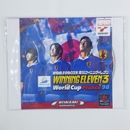 [01394] WORLD SOCCER WINNING ELEVEN 3 : CUP FRANCE '98 (JP) PS1 Copy Game Disc Factory Stamp Second 