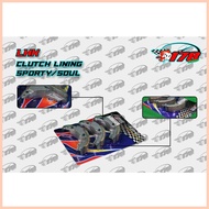 ❡ ⊕ ◷ LHK clutch lining yamaha mio sporty mio soul 115 3pad (high quality)