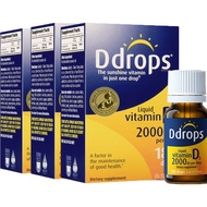 Ddrops Liquid Vitamin D3 2000 IU Edition for people aged 50 and above specifically designed to promo