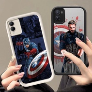 DF-68 Captain America Luxury Soft Casing for VIVO Y16 Y35 Z9 Y02S Y56 IQOO Y28 Y17S Z9X