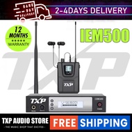 TXP-IEM500 Professional UHF stage in-ear monitoring system performance Monochrome