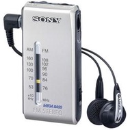 Sony索尼 srf-s84絕版AM FM兩波段袖珍式便攜手調收音機經典