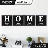 Walldecor Wall Decoration Room Decoration Home Display Living Room - Home Sweet Home - HM 20x20