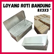 Loyang Roti Bandung Loyang Roti 8x4x4 inci dengan penutup Loyang Roti Tawar Acuan Roti Bandung Bandu