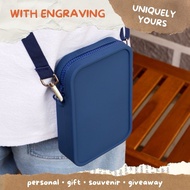 Errands Bag (Vertical) | Premium Silicone Personalized Crossbody Messenger Sling Travel Organizer