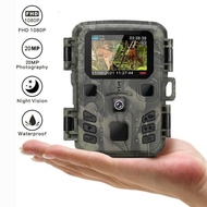 Mini 4K HD 20-megapixel 1080p Night Vision Infrared Motion-triggered Wildlife Camera, IP66 Waterproo