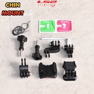 Chin Mount LS2 Cap Mount Go pro Dash Camera FF800 FF808 FF901 OF606 MX701 MX702