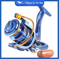 Folding Handle Spinning Fishing Reel 13 Ball Bearings 8kg 5.2/1 Gear Ratio Sea Fishing Reel Metal Spool