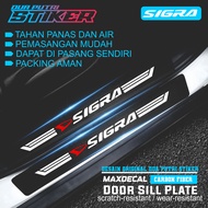 3D CARBON STICKER FOR SIGRA CAR FOOTPRINT CAR STICKER