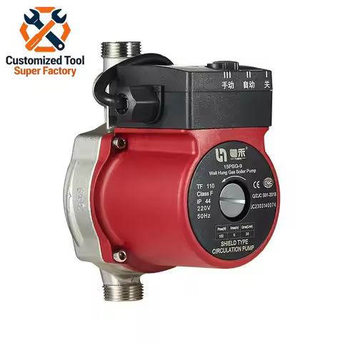 Bomba blindada automática silenciosa, calentador de agua Solar de acero inoxidable, bombas de refuer
