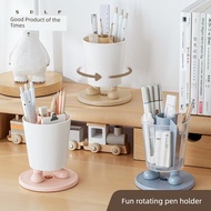 desk organiser pen holder Cartoon Rotating Pen Holder Storage Box Large Capacity Student Desktop Chi