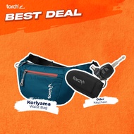 TORCH Koriyama Tas Pinggang Selempang Konser Ringan Anti Air Pria Wanita - Waistbag Sling bag Waterp