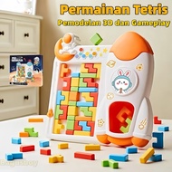 Rocket Design Tangram Block Tetris Puzzle Toy / Educational Building Block Toys Russian Block Puzzle