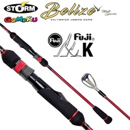 STORM GOMOKU BELIZE 6'3" CASTING & SPINNING ROD 🔥Ready Stock🔥 100% Original🔥