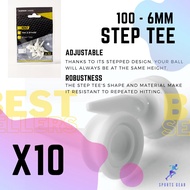 INESIS ทีตั้งลูกกอล์ฟ กอล์ฟ ลูกกอล์ฟ Golf Ball 6mm 100 STEP TEE X10 ( ทีตั้งลูก 6 มม. รุ่น 100 จำนวน