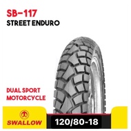 SWALLOW SB-117 UK 120/ 80-18 TUBELESS MOTORCYCLE OUTER TIRE
