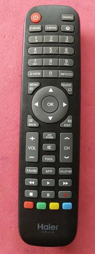 รีโมทสมาร์ททีวีไฮเออร์(Remote TV Haier) อะไหล่แท้/มือสอง (ที่เหมือนกับตัวเดิมลูกค้า) รุ่นHTR-A10E