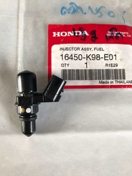 ชุดหัวฉีดน้ำมันเชื้อเพลิง Click150i ปี 2019-2021 HONDA แท้เบิกศูนย์ รหัส 16450-K98-E01 (6 รู G)