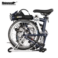 Rhinowalk Folding Bike Frame Handle Carrier For Brompton Folding Bicycle Durable Shoulder Carry Tape Strap Belts 3SIXTY PIKES  Handle Scooter Carrying Handle