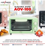 Oven Listrik 9 Liter ADVANCE AOV-100 Oven Toaster Elektrik Kue Roti