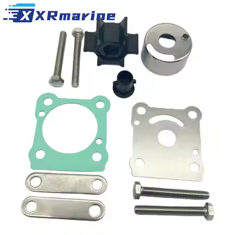 Water Pump Impeller kit 6G1-W0078-00 for Yamaha 2 Stroke 6HP 8HP Outboard Motors 6G1-W0078-01 6N0-W0