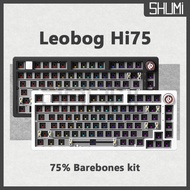Leobog Hi75 Black 75% CNC Aluminium RGB Gaming Custom Mechanical Keyboard Upgraded Barebones Kit