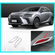 Lexus RX 350 350h 500h 2023 ABOVE Rear Bumper Refrector Cover Trim ABS CHROME 2 PCS / SET