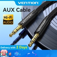 Vention 3.5mm Audio Cable HiFi Aux Male To Male Cable for Headphones IOS Android Car MP3 Laptops Sma
