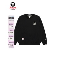 Aape Flagship Store Men's Spring Letter Embroidery Simple Trendy Round Neck Sweatshirt C375XXP