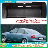In stock-Car Rear Number Light Frame License Plate Lamp Cover Holder for A6 C5 3.0L 1998-2004 4C5945