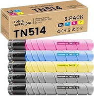 Nalifystic Compatible Toner Cartridge to Replace Minolta TN514 TN514K TN514C TN514M TN514Y For Use W