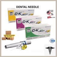 C-K JECT Premium Dental Needles – Sterile EO (100pcs/box) Malaysia Ready Stock | CK JECT needle Disp