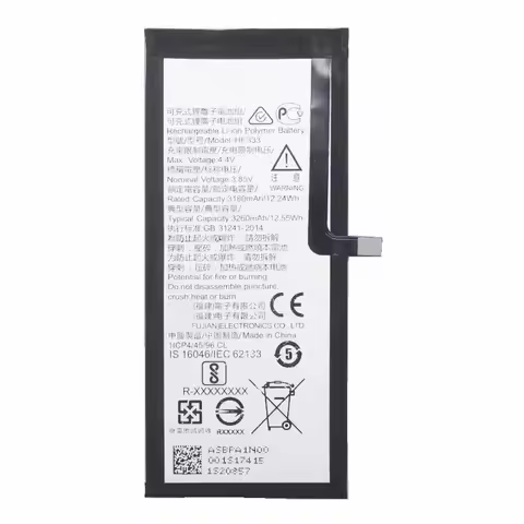 1x HE333 3260mAh Replacement Battery For Nokia 8 Sirocco 8 Sirocco Global Dual SIM 8 Sirocco Global