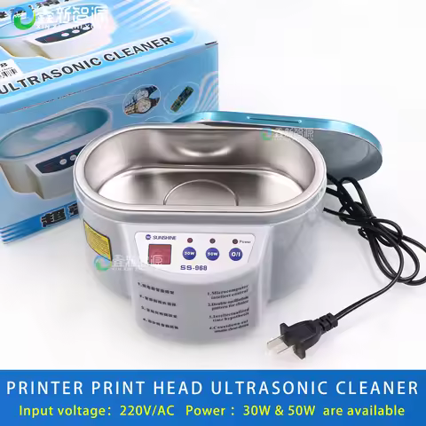 Ultrasonic Cleaning Machine for Solvent Eco-solvent Printer EPSON Konica Printhead Cleaner Used for 