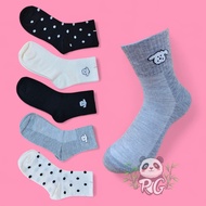RG33 Cute Women's Socks Cute Fashion Calf Socks Cute Doggy Pattern Socks/