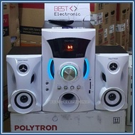 SPEAKER AKTIF POLYTRON PMA 9525 PMA9525 PMA-9505 RADIO + BLUETOOTH (PUTIH)