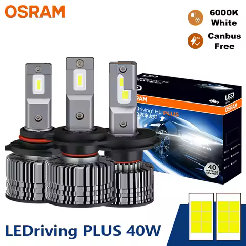 OSRAM LED 12/24V H7 H11 H4 HB3 HB4 H8 H16 9005 9006 CF2.0 Plus Car Headlight 80W Bright 6000K White 