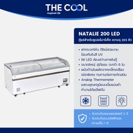 The Cool ตู้แช่แข็งใหญ่ ตู้แช่ฝากระจก 24.7 คิว ตู้แช่ซุปเปอร์มาเก็ต รุ่น NATALIE 200 LED