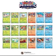 Prismatic Evolution | Common Uncommon Card | Grass Fire Water type Pokemon | Pokemon TCG - Scarlet &