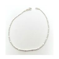 B49701RICE BEAD 3BALLS CHAIN 7",1.05MM,0.9G