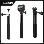 แท่นถ่ายรูป Selfie Stick Tripod สำหรับ GoPro DJI Osmo Insta360 แท่นถ่ายรูปแบบพกพาพร้อมขาตั้งสำหรับกล
