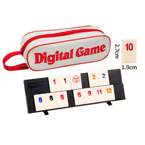 Travel Rummy Set, Rummikub, Rummybrix, Mahjong - Casual Party, Table Games, Pull Games, Chess, Numbe